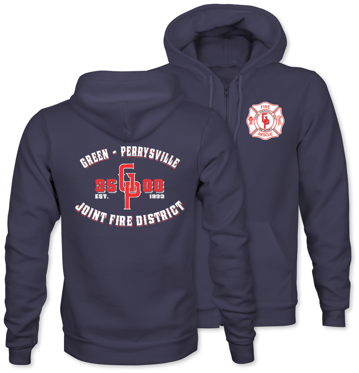 GPJFD FULL ZIP HOODIE