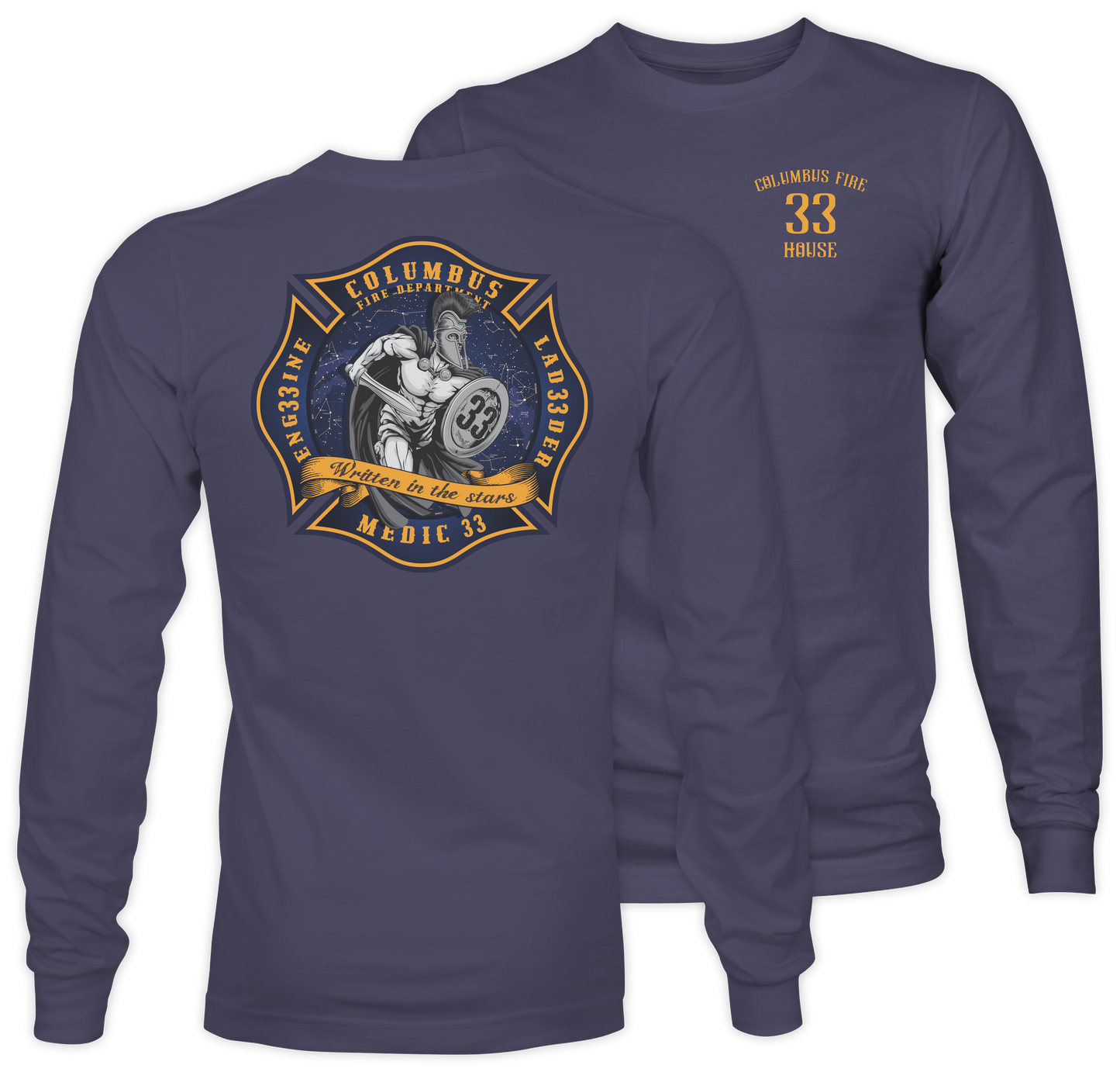 33 House Long Sleeve Adult Tee