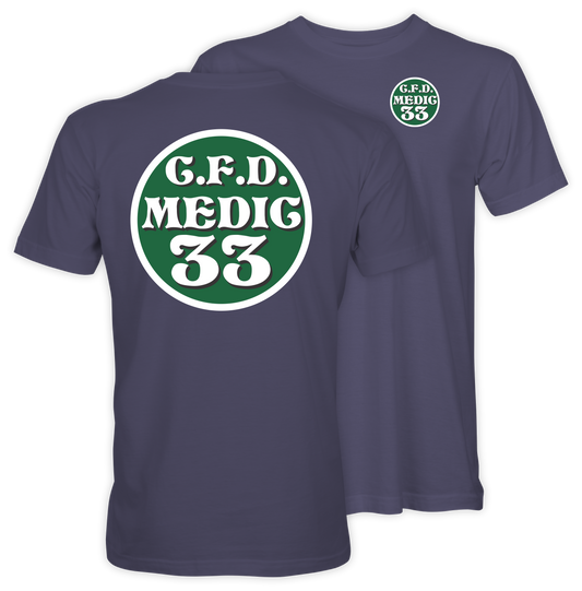 Medic 33 Standard Medallion Adult Tee