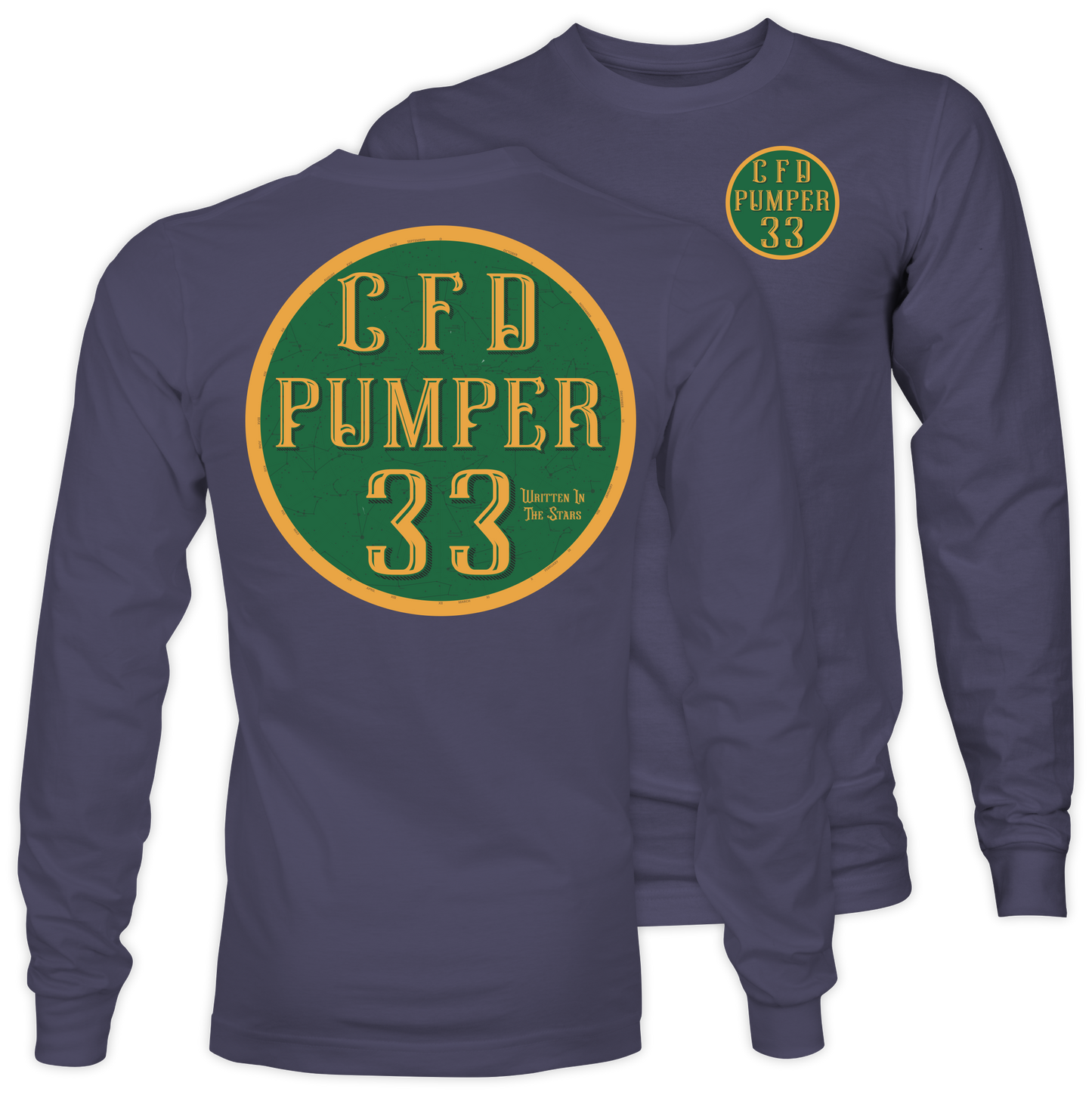 Pumper 33 Celestial Medallion Adult Long Sleeve Tee