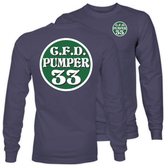 Pumper 33 Standard Medallion Adult Long Sleeve Tee