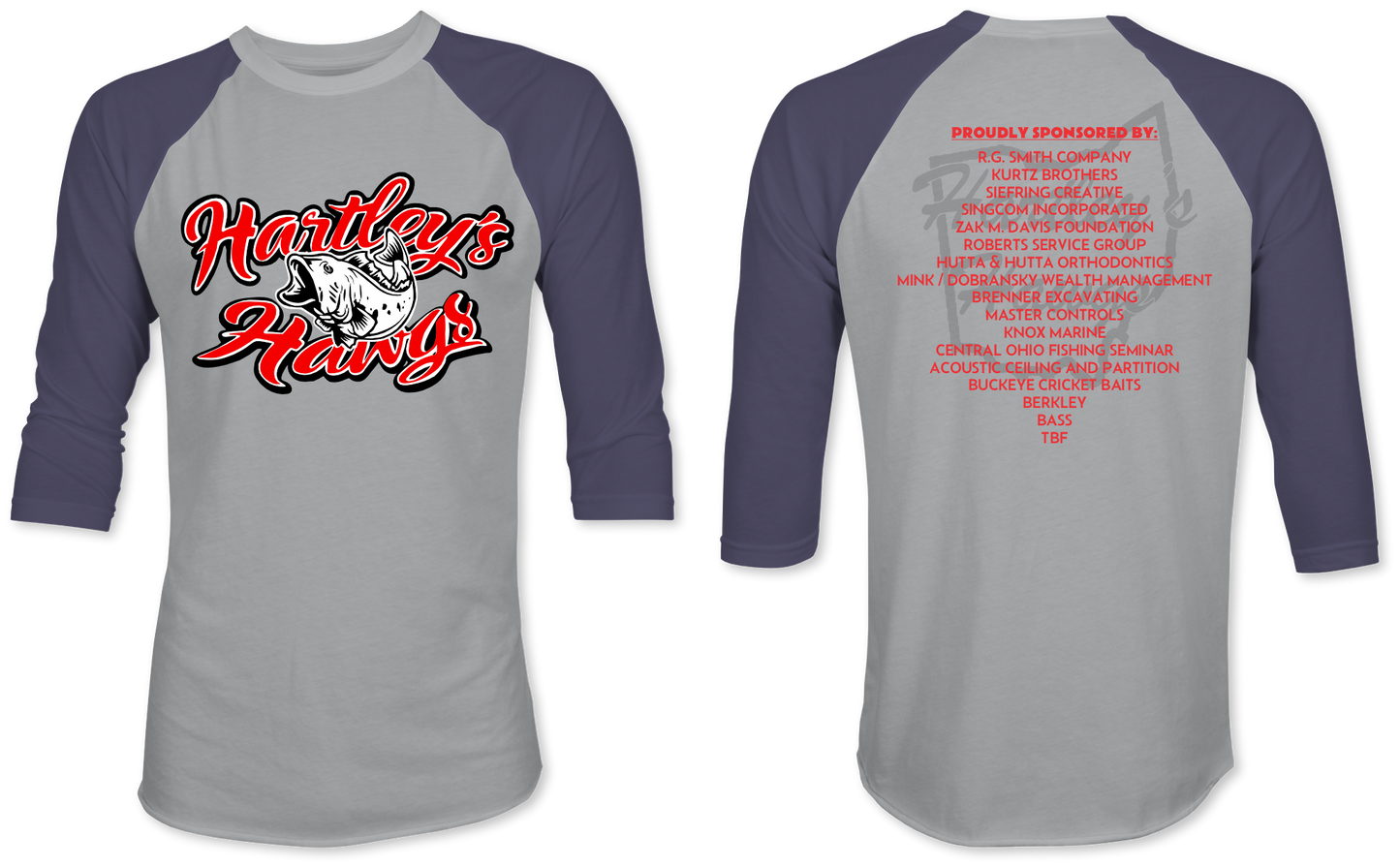 Hartley's Hawgs - Adult Raglan
