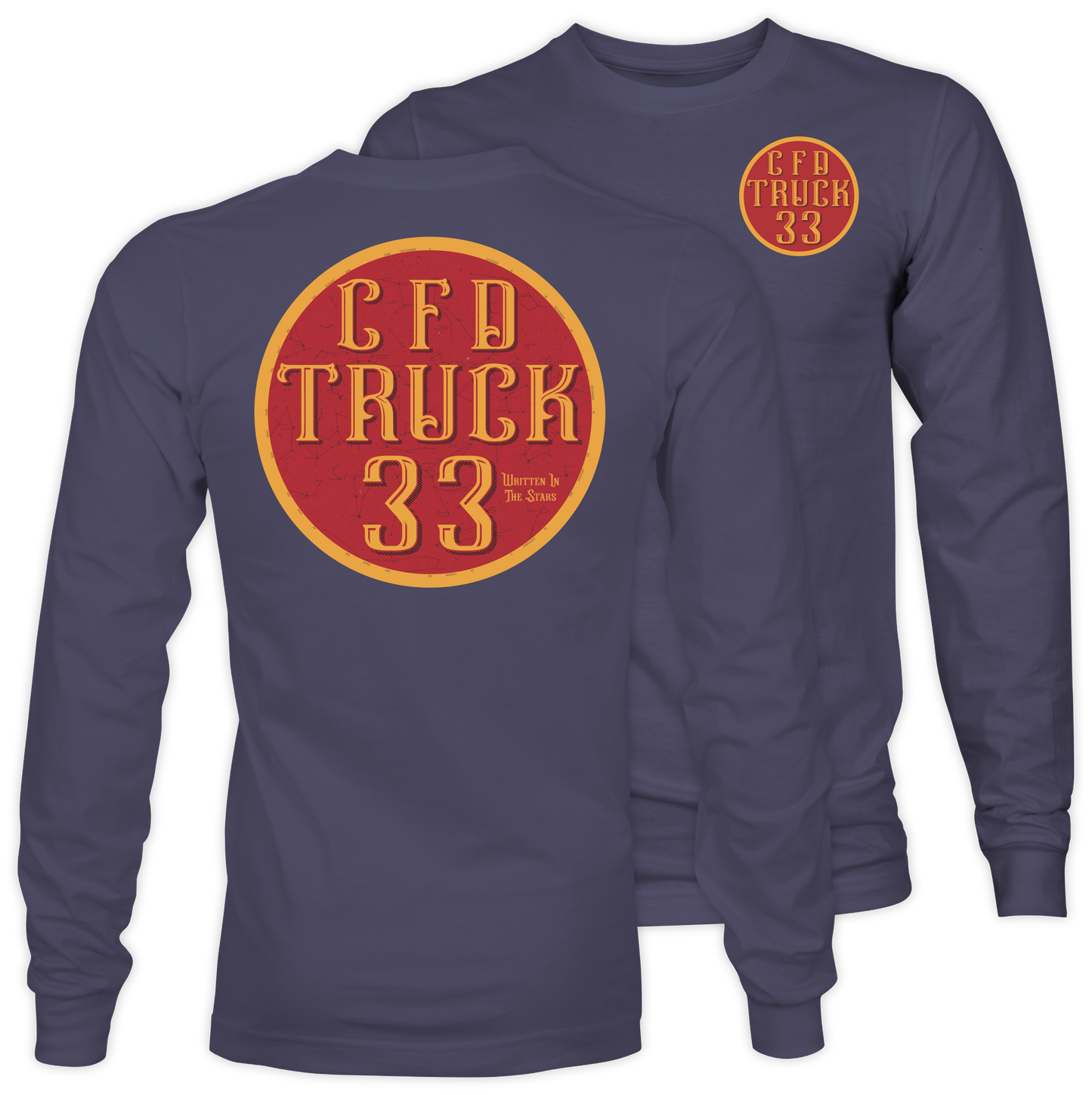 Truck 33 Celestial Medallion Adult Long Sleeve Tee